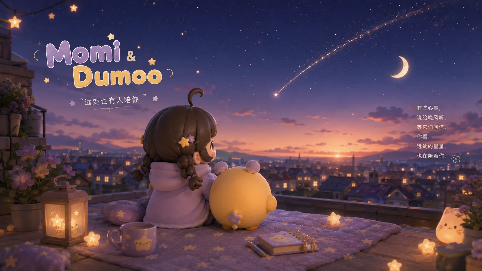 Momi & Dumoo 远处也有人陪你视觉海报