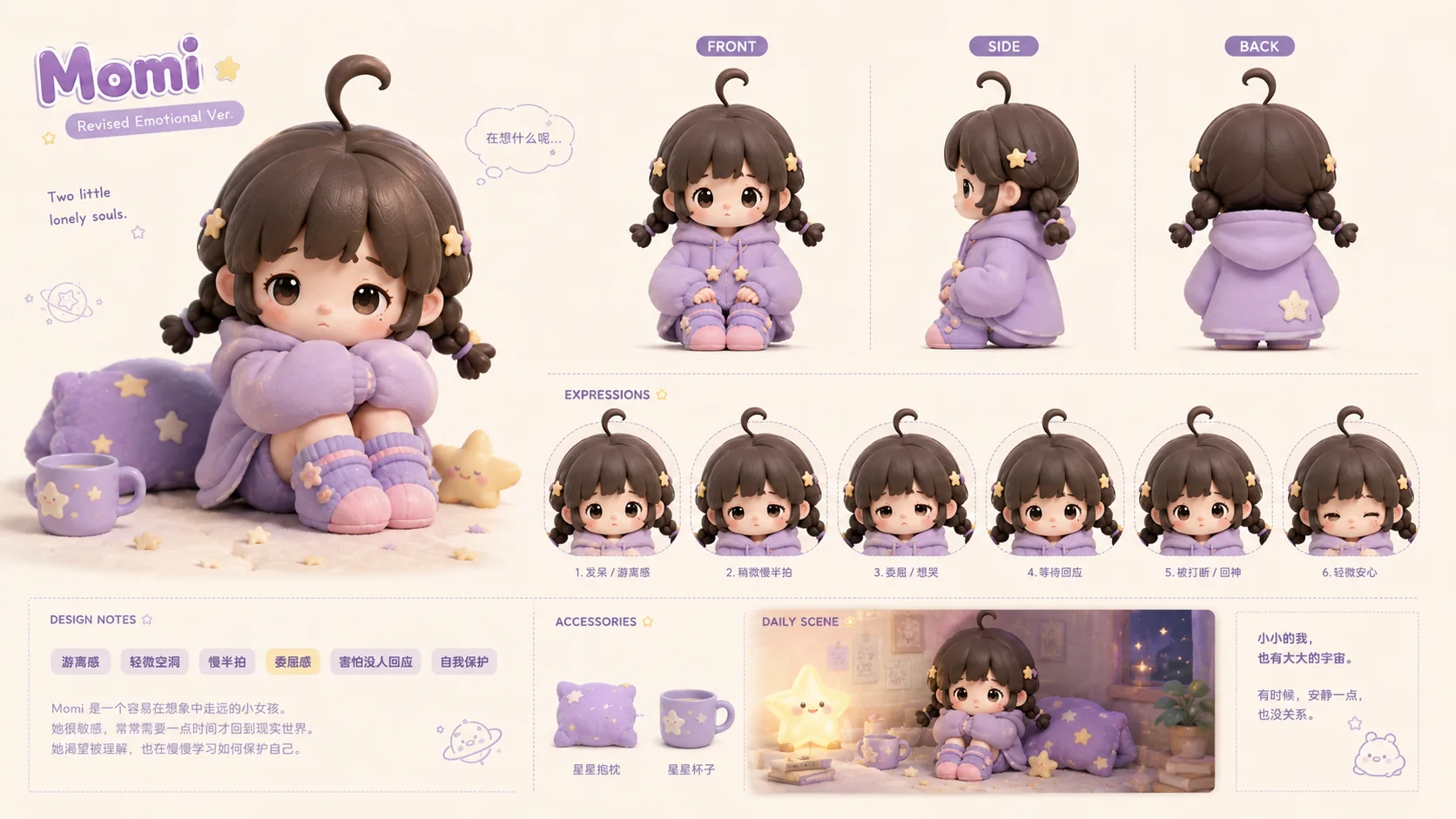 Momi 情绪版角色设定