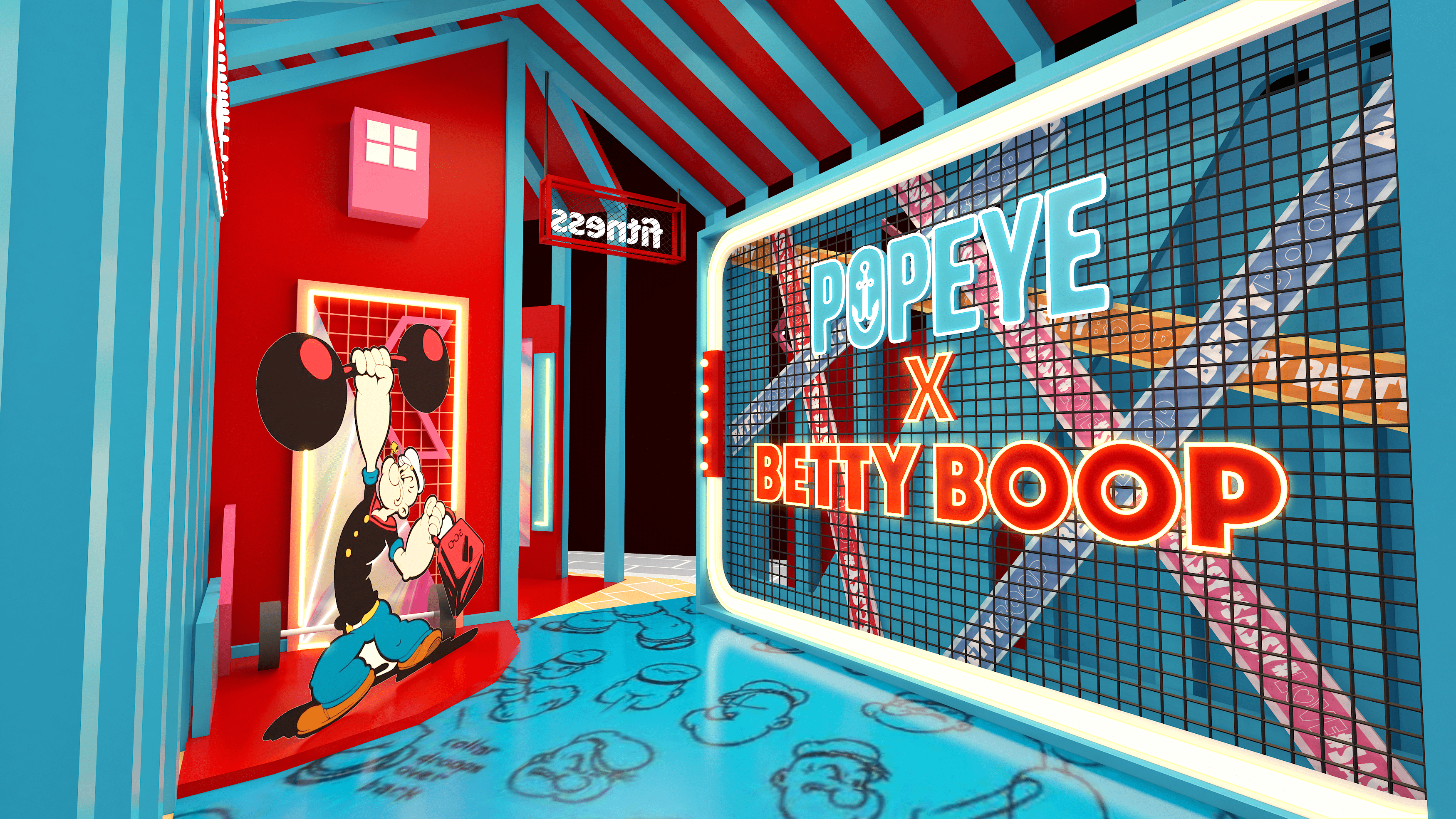 Popeye x Betty Boop 主题展 - 入口细节